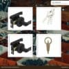 Black Lever Set Components ชุดมือจับก้านโยกสีดำ