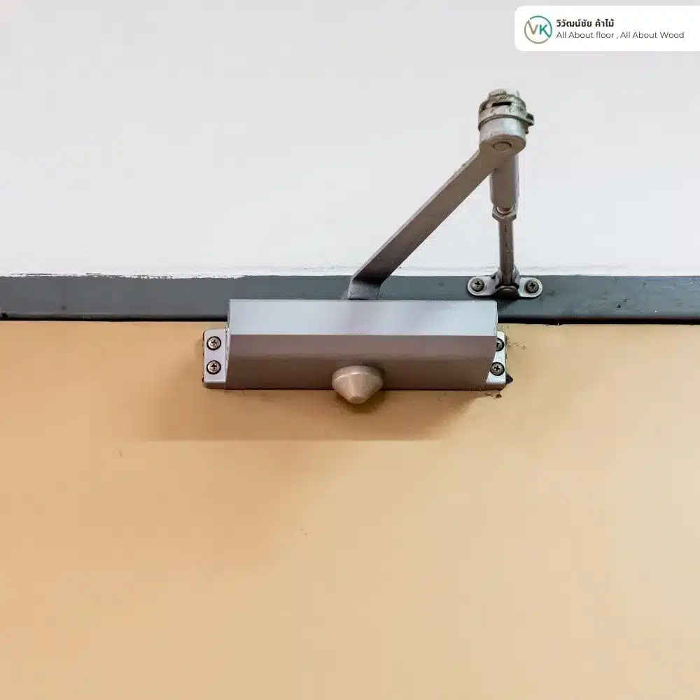 Door Closer with Standard Arm_result Door closer with articulated arm in standard configuration