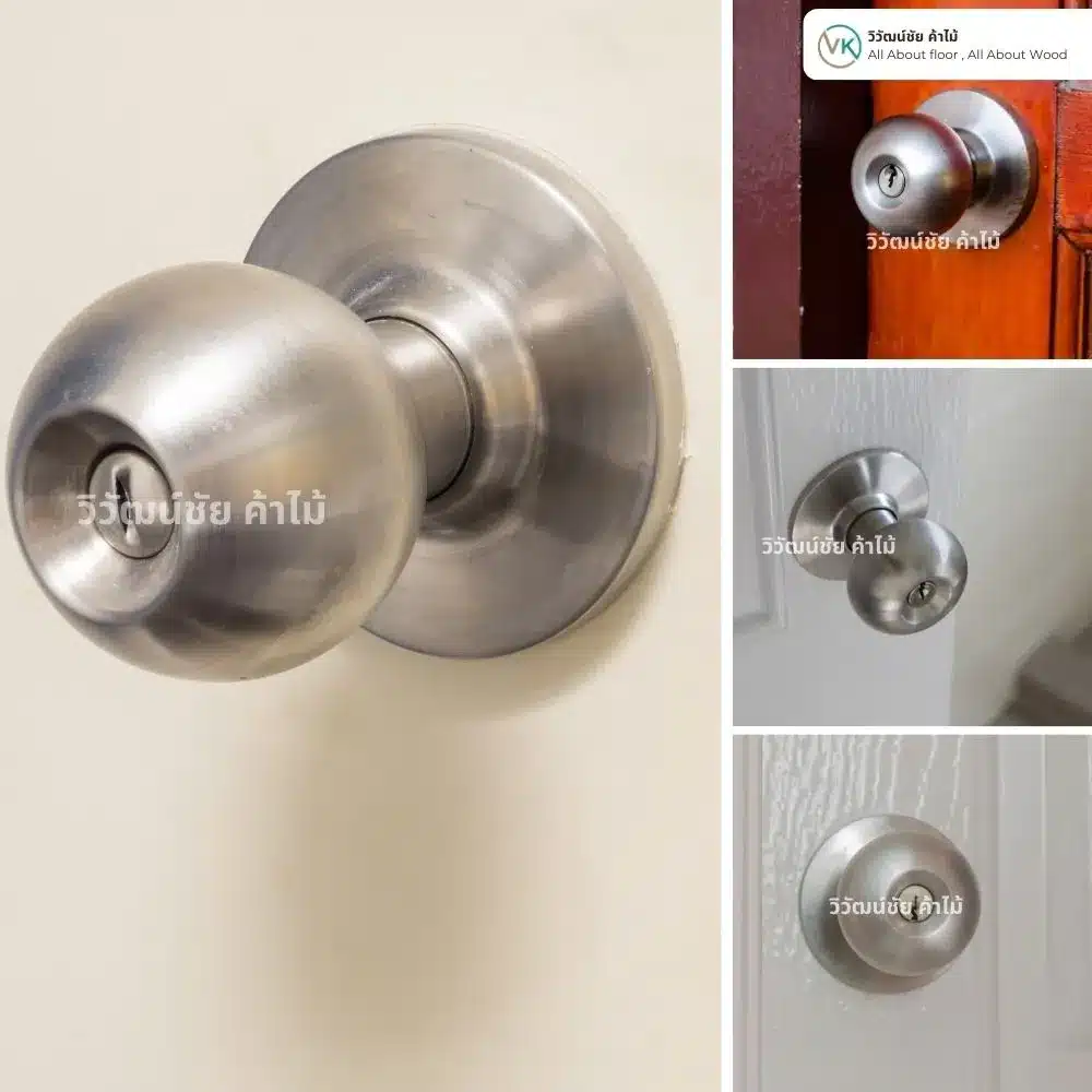 Stainless door knob installed_result Stainless door knob installed