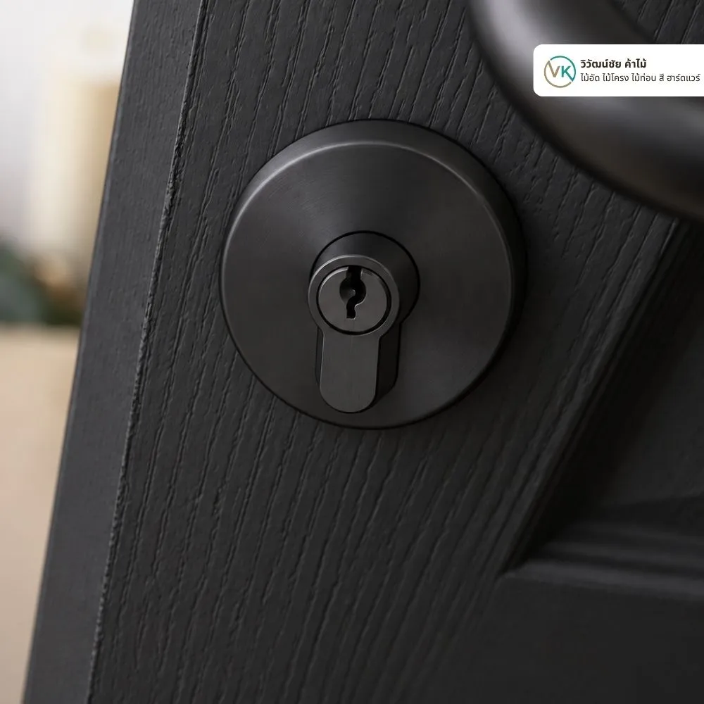 black-thumbturn-deadbolt-lock-application ตัวอย่างการใช้งานกุญแจลิ้นตาย มีหางปลาบิด สีดำ