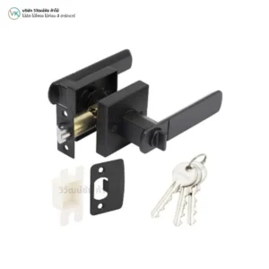 lever-door-handle-general-room-black มือจับก้านโยก ห้องทั่วไป สีดำ
