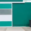 sliding-door-track-60-100kg-application-02 ตัวอย่างรางบานเลื่อนสำหรับบานหนักไม่เกิน 60/100 กก. หลังติดตั้งใช้งานจริง