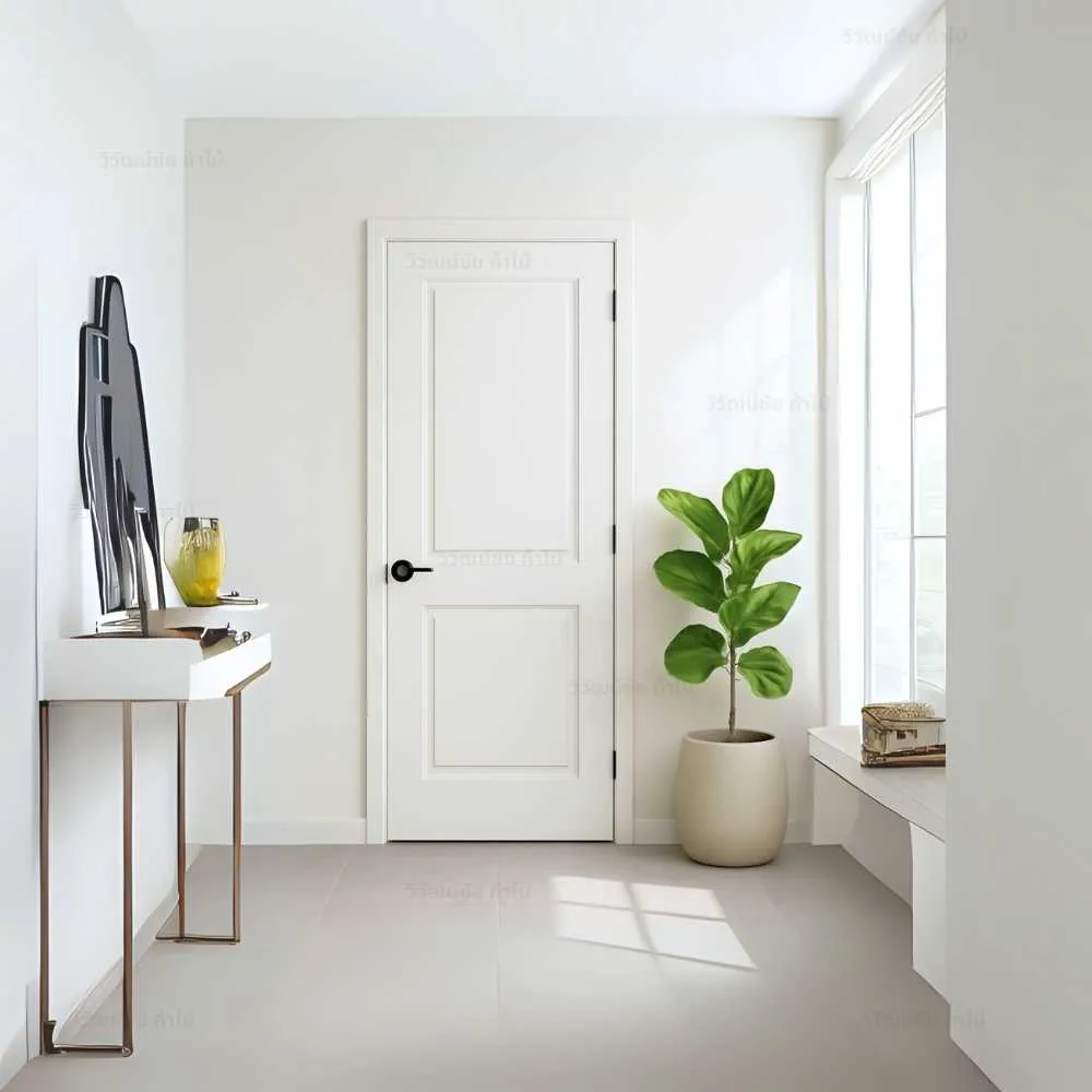 2-panel-square-door-2mv3-features ตัวอย่างการใช้งานประตู 2 ลูกฟัก เหลี่ยม 2MV3 ภายในบ้านและคอนโด