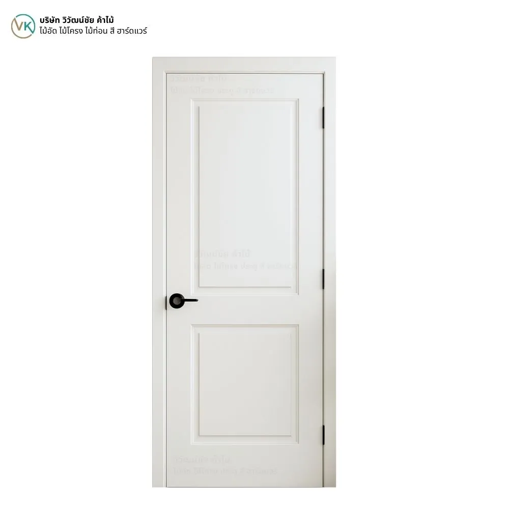 2-panel-square-raised-panel-interior-door-2mv3 ประตู 2 ลูกฟัก เหลี่ยม 2MV3 ดีไซน์เรียบหรูสำหรับใช้งานภายใน