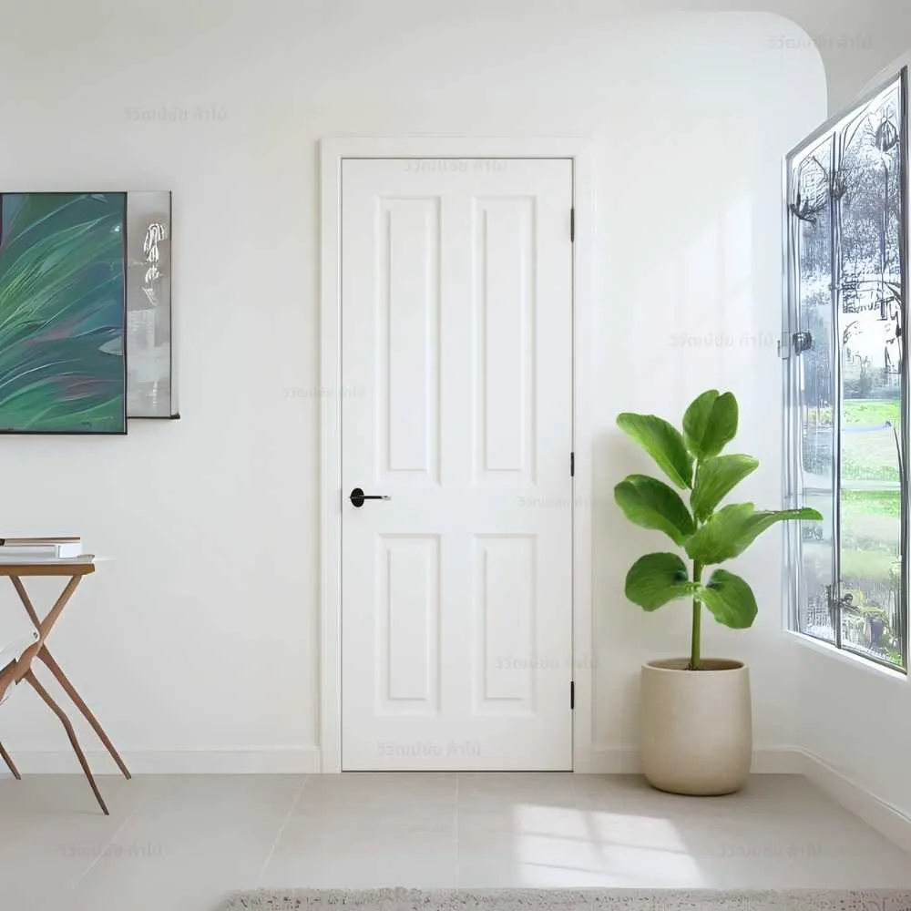 4-panel-vertical-door-4mv1-application ตัวอย่างการใช้งานประตู 4 ลูกฟักตั้ง เหลี่ยม 4MV1 ภายในบ้านและโครงการ