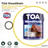 หน้าปกสินค้า TOA WoodStain สีย้อมไม้ ชนิดด้าน สำหรับงานไม้ภายนอกและภายใน