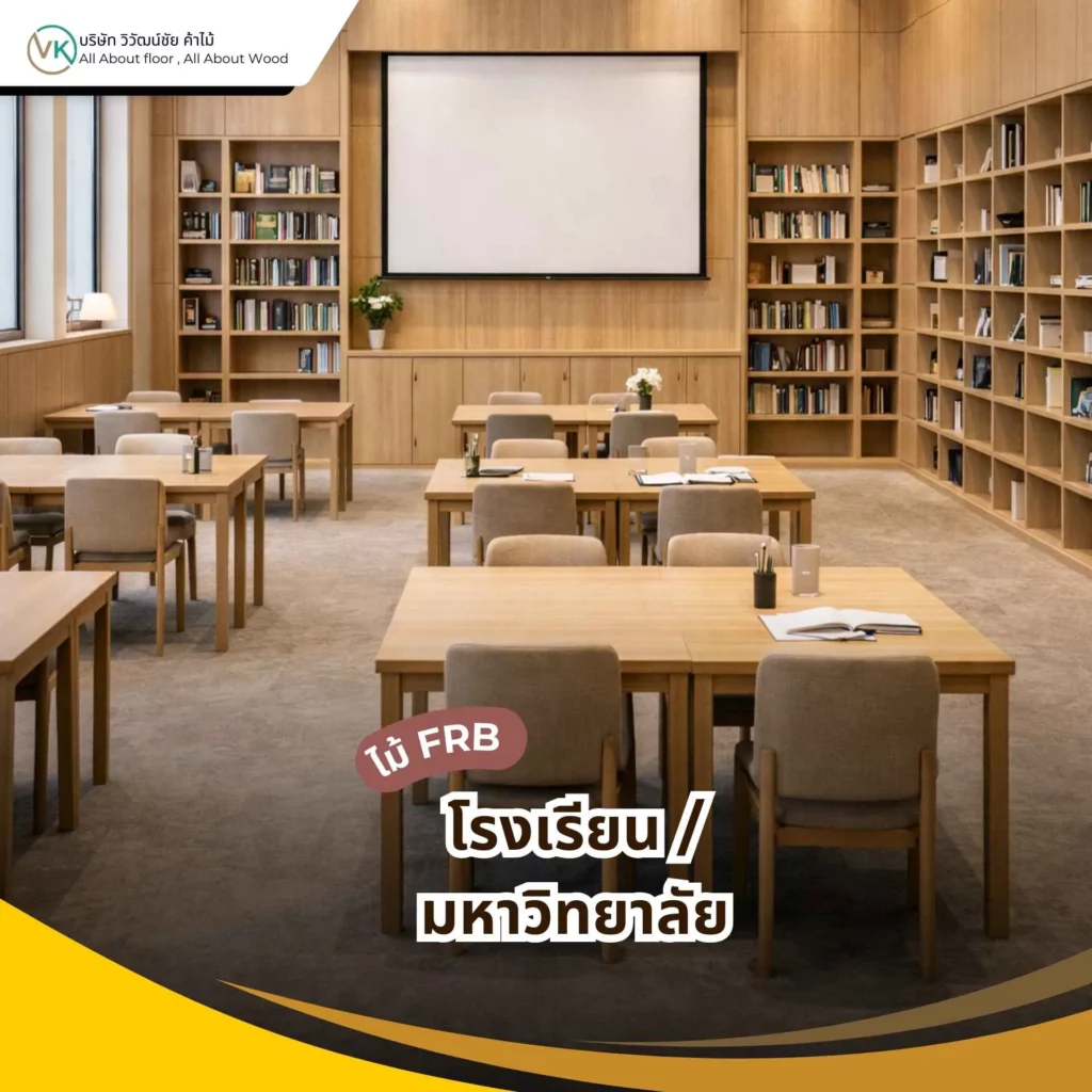 ภาพอาคารโรงเรียนและมหาวิทยาลัย แสดงตัวอย่างพื้นที่การใช้งานในโรงเรียน / มหาวิทยาลัย