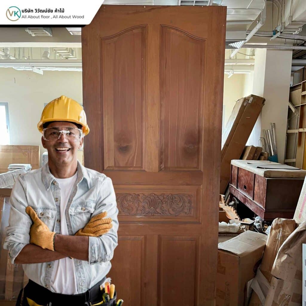 คำแนะนำการใช้งานประตูไม้และวงกบประตูจากช่างผู้เชี่ยวชาญ วิวัฒน์ชัยค้าไม้ เพื่อการติดตั้งที่แข็งแรงและใช้งานได้ยาวนาน