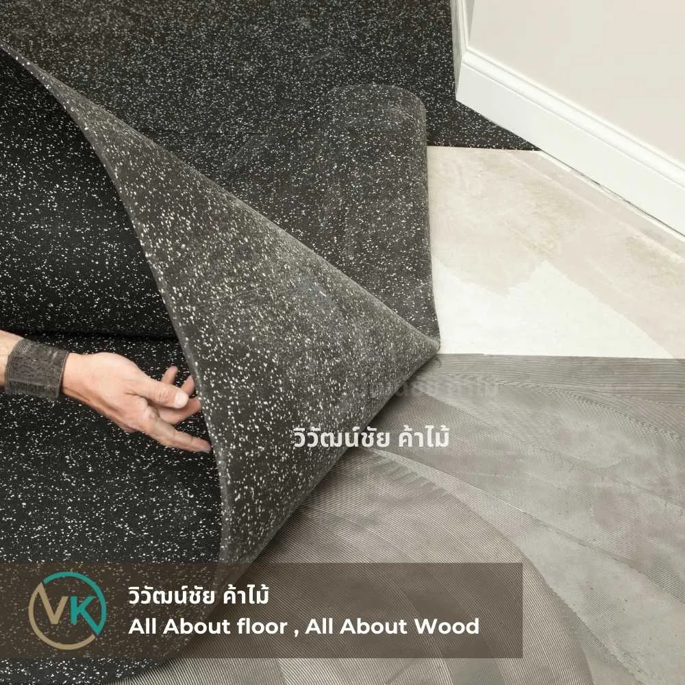 ตัวอย่างการใช้งานกาวยางสีเขียวในการติดลามิเนตบนแผ่นไม้ MDF และไม้อัด