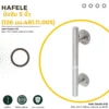 HAFELE มือจับ 5 นิ้ว 126 มม. รหัส 481.11.005 สำหรับตู้และเฟอร์นิเจอร์
