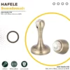 HAFELE กันชนประตูแม่เหล็ก ซิงค์อัลลอยด์สีทองเหลืองรมดำ สำหรับยึดประตูและลดแรงกระแทก