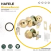 hafele-polished-brass-finish HAFELE สีทองเหลืองเงา ผิวโลหะ Polished Brass สำหรับฮาร์ดแวร์ประตูและเฟอร์นิเจอร์