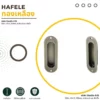 HAFELE มือจับบานเลื่อนทองเหลือง สำหรับประตูบานเลื่อนและตู้บานเลื่อน