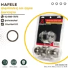 hafele-standard-door-knob-lockset HAFELE ชุดลูกบิดประตู และ กุญแจ รุ่นมาตรฐาน สำหรับประตูบ้านและสำนักงาน