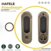 hafele-zinc-alloy-door-handle-antique-brass HAFELE มือจับประตูซิงค์อัลลอยด์สีทองเหลืองรมดำ ดีไซน์คลาสสิก แข็งแรง เหมาะสำหรับประตูบานเลื่อนและเฟอร์นิเจอร์