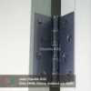 ตัวอย่างการใช้งานบานพับ สำหรับติดตั้งบานประตูไม้และบานตู้เฟอร์นิเจอร์