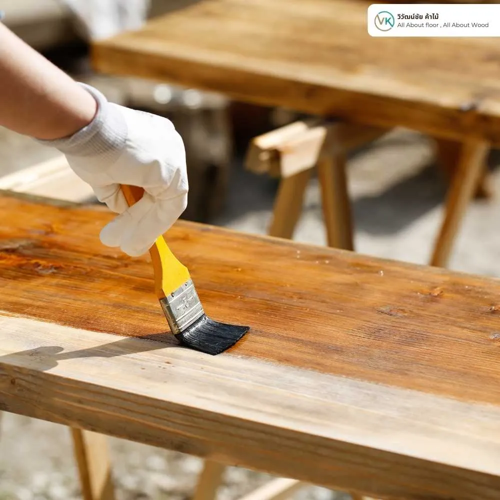 Ocean ตัวอย่างการใช้งานน้ำมันสน สำหรับล้างแปรงทาสี