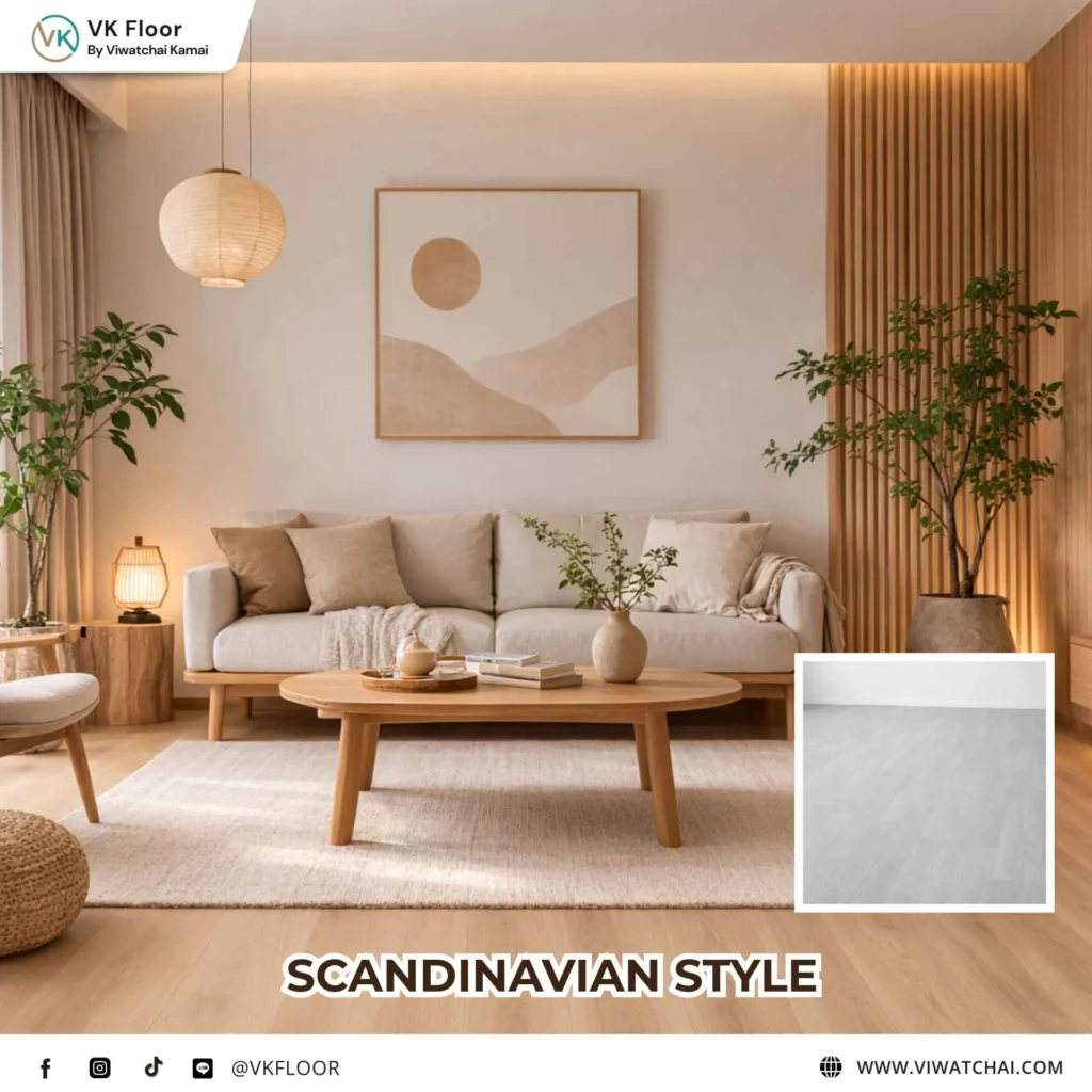 Scandinavian Style การตกแต่งบ้านโทนสว่าง เรียบง่าย และอบอุ่นด้วยวัสดุไม้ธรรมชาติ