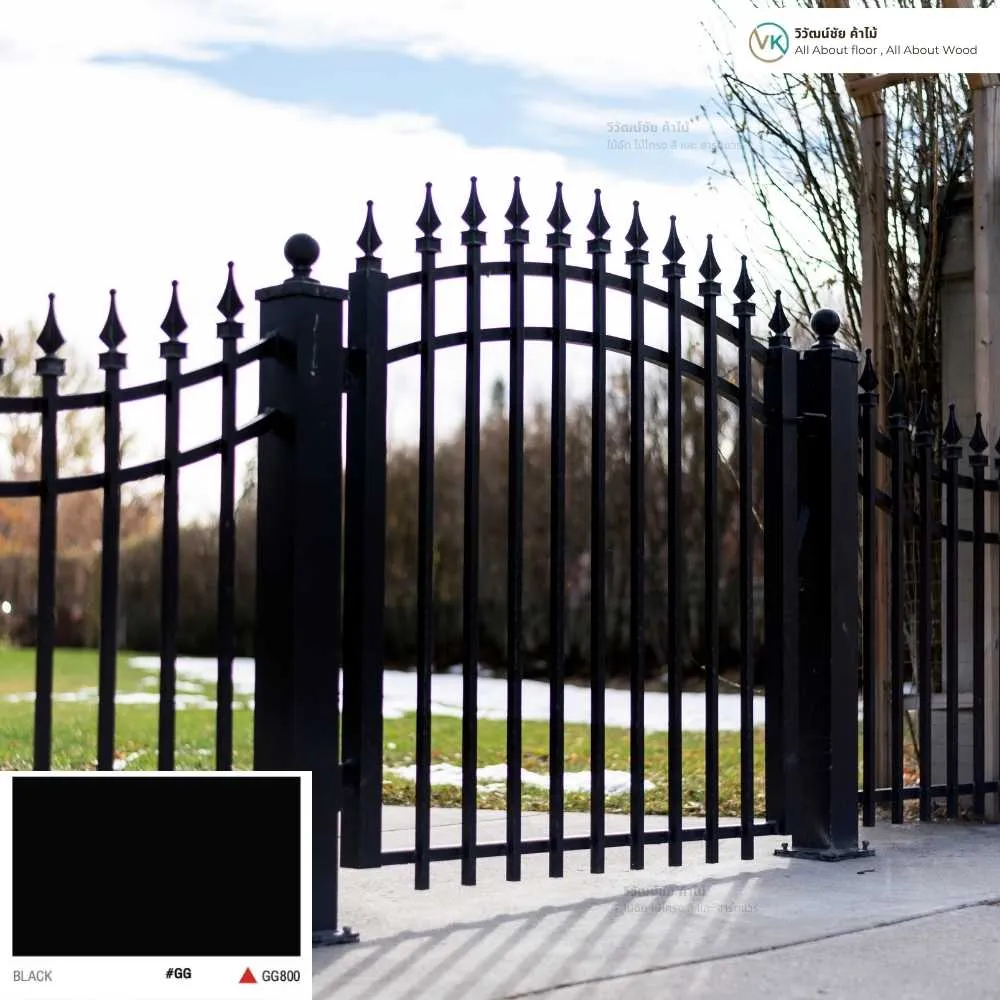 TOA GLIPTON 2IN1 สีดำ สีทาเหล็กเงา