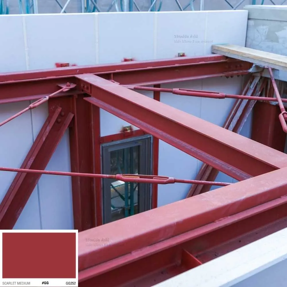 TOA GLIPTON 2IN1 สีแดง สีทาเหล็กเคลือบเงา