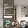 white-washed-birchply-6372-wood-laminate-application ตัวอย่างการใช้งานแผ่นลามิเนตลายไม้ White Washed Birchply 6372 สำหรับงานตกแต่งภายใน