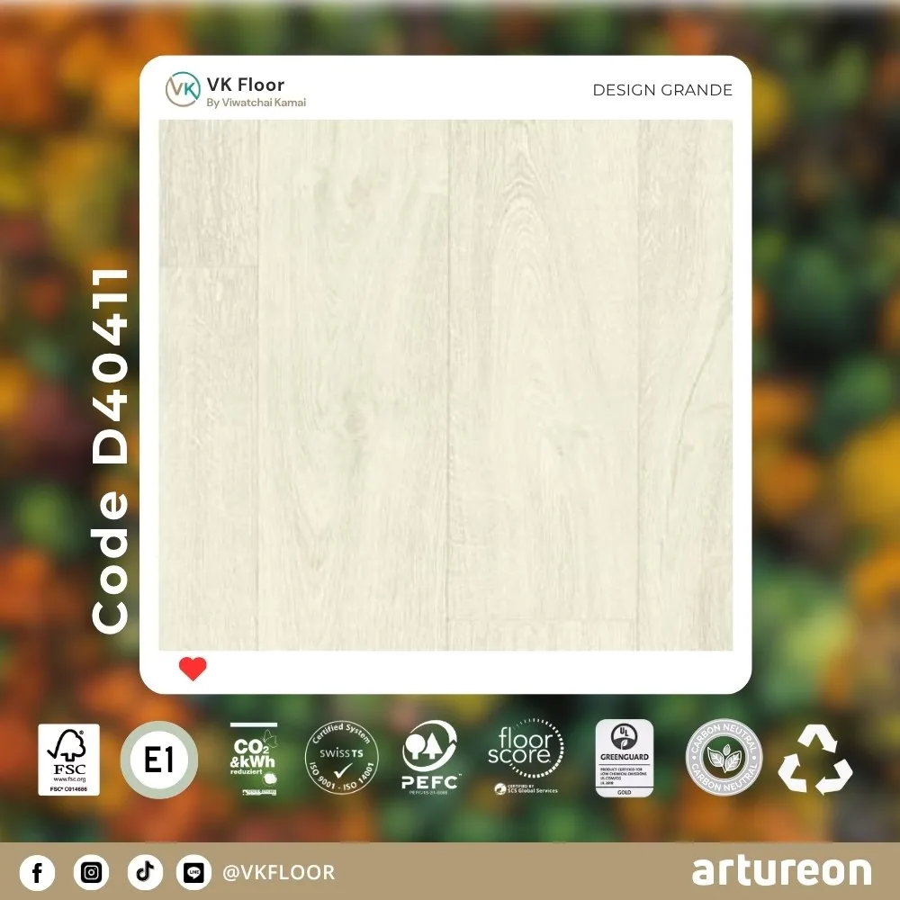 artureon-grande-d40411-color-code สีรหัส GRANDE D40411 พื้น Engineered Swiss Floor จาก Artureon โทนไม้ธรรมชาติ