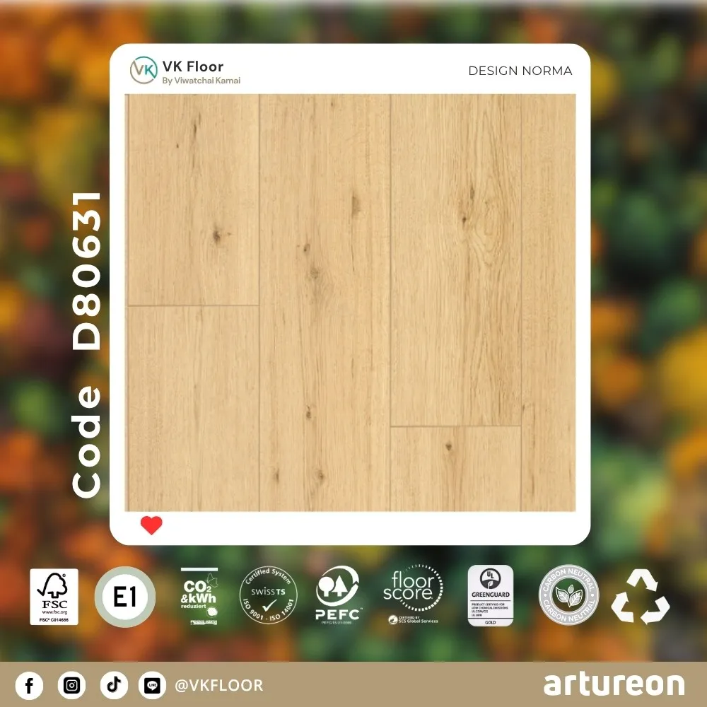 สีรหัส Norma D80631 พื้น Engineered Swiss Floor จาก Artureon