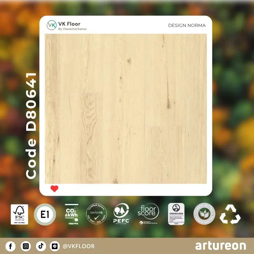 สีรหัส Norma D80641 พื้น Engineered Swiss Floor จาก Artureon