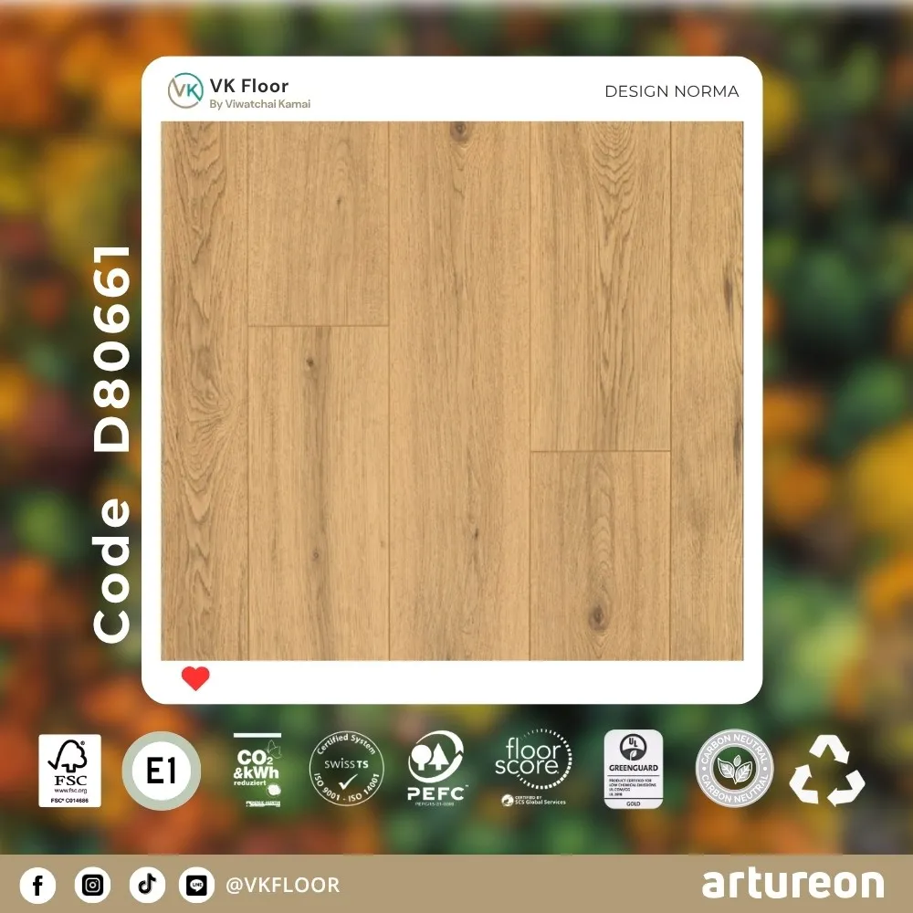 สีรหัส Norma D80661 พื้น Engineered Swiss Floor จาก Artureon