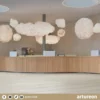 grande-d40411-living-room-flooring-artureon ตัวอย่างการใช้งานพื้น GRANDE D40411 ในโถงทางเดินภายในบ้านจาก Artureon