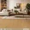 scelta-w50361-living-room-flooring-artureon ตัวอย่างพื้น SCELTA W50361 ในโถงทางเดินภายในบ้าน โทนไม้ธรรมชาติจาก Artureon