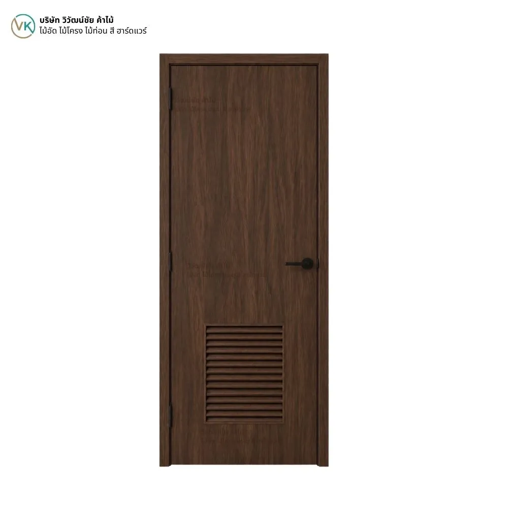 espresso-pear-hpl03-laminate-plywood-interior-door ประตูไม้อัดปิดผิวลามิเนต Espresso Pear HPL03 ลายไม้เข้มสำหรับงานตกแต่งภายใน