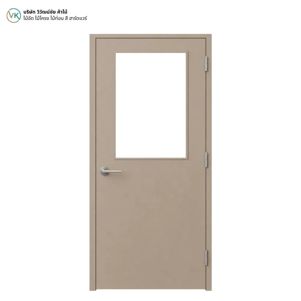 hpl-solid-plaster-plywood-interior-door-hpl01 ประตูไม้อัดปิดผิวลามิเนต Solid Plaster HPL01 ดีไซน์โมเดิร์นสำหรับงานตกแต่งภายใน