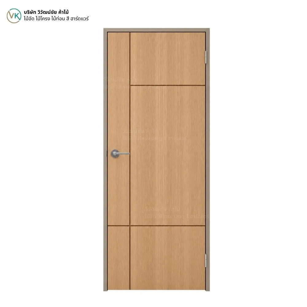 melamine-teak-interior-door-mlm10780-me4 ประตูปิดผิวเมลามีน MLM10780 ME4 ลายไม้สัก ดีไซน์ลายไม้ธรรมชาติสำหรับงานตกแต่งภายใน