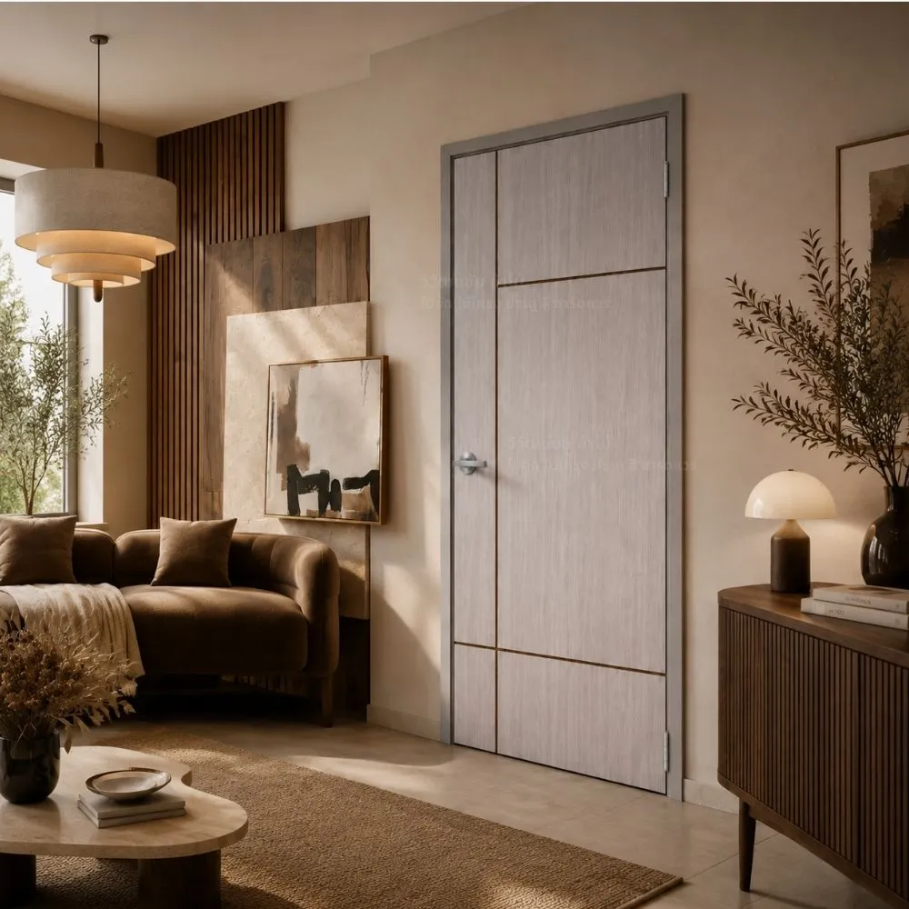 mlm20638-me4-melamine-oak-door-lifestyle ประตูปิดผิวเมลามีน MLM20638 ME4 ลายไม้โอ๊ค ตัวอย่างการใช้งานจริงในงานตกแต่งภายใน