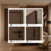 modern-interior-with-espresso-pear-hpl03-door ตัวอย่างการใช้งานประตูไม้อัดปิดผิวลามิเนต Espresso Pear HPL03 ภายในบ้าน