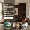 silent-walnut-5997-wood-laminate-application ตัวอย่างการใช้งานแผ่นลามิเนตลายไม้ Silent Walnut 5997 สำหรับงานเฟอร์นิเจอร์และตกแต่งภายใน