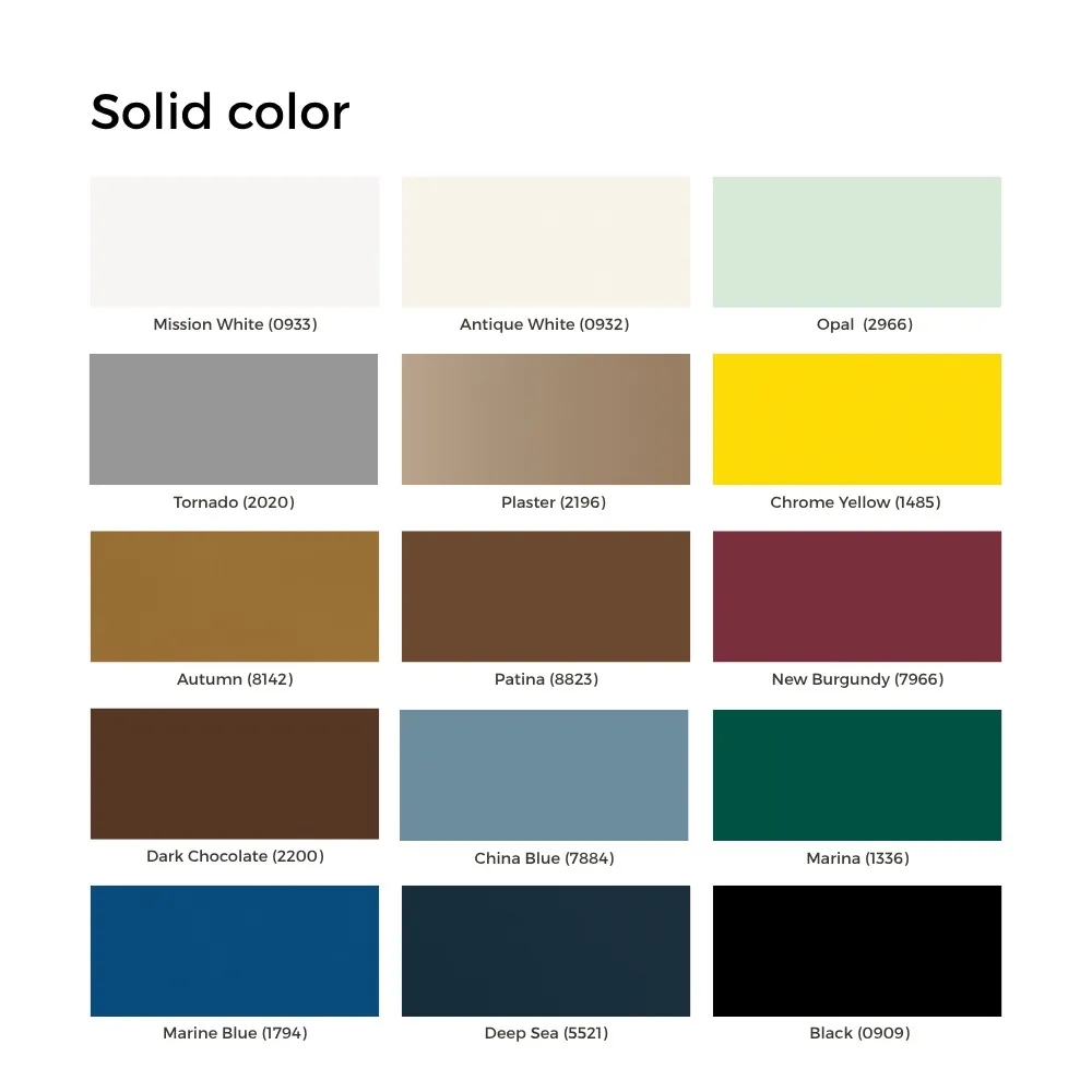 หน้ารวมสีแผ่นลามิเนตสีพื้น หลากหลายเฉดสีสำหรับงานเฟอร์นิเจอร์และตกแต่งภายใน