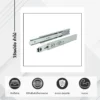 2-section-soft-close-drawer-slide-45 รางลิ้นชักแบบสองตอน พร้อมระบบปิดแบบนุ่มนวล 45