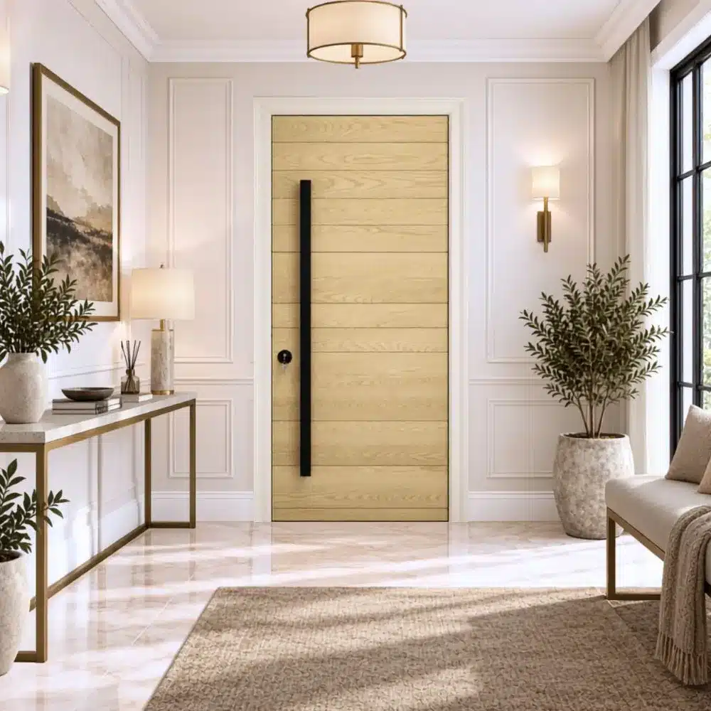 ash-wood-door-model-021-application ตัวอย่างการใช้งานประตูไม้แอช รุ่น 021 ภายในบ้าน