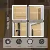 ash-wood-door-model-021-four-angle-details ประตูไม้แอช รุ่น 021 ภาพรายละเอียด 4 มุมของบานประตูและลายไม้