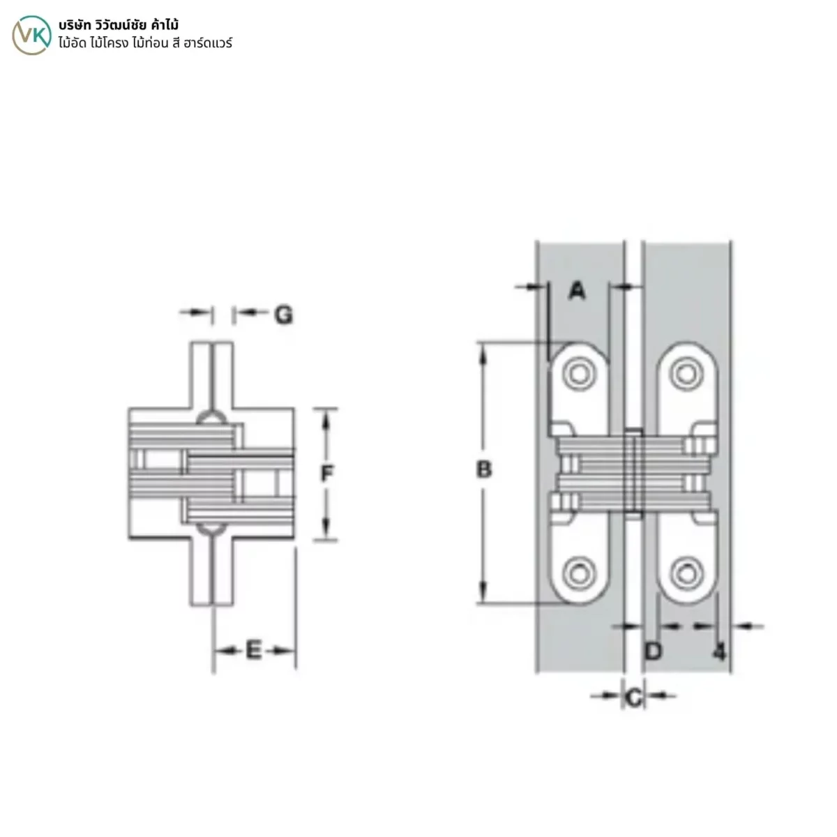 concealed-hinge-for-thick-wood-dimensions ขนาดบานพับซ่อน สำหรับไม้หนา