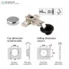 metalla-26-cup-hinge-round-cover-product-overview ส่วนประกอบบานพับถ้วย METALLA 26 และฝาปิดแบบวงกลม