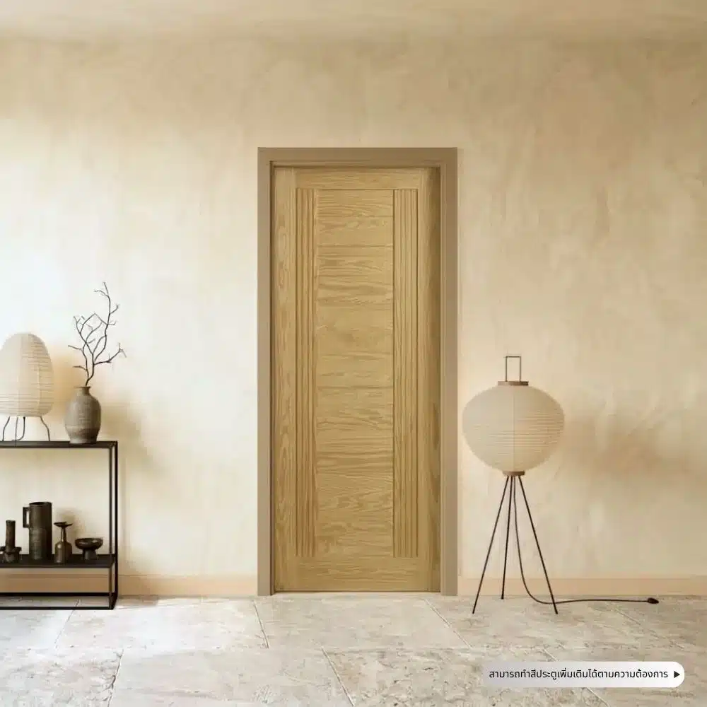 pine-wood-door-model-018-application ตัวอย่างการใช้งานประตูไม้สน รุ่น 018 ในพื้นที่บ้าน