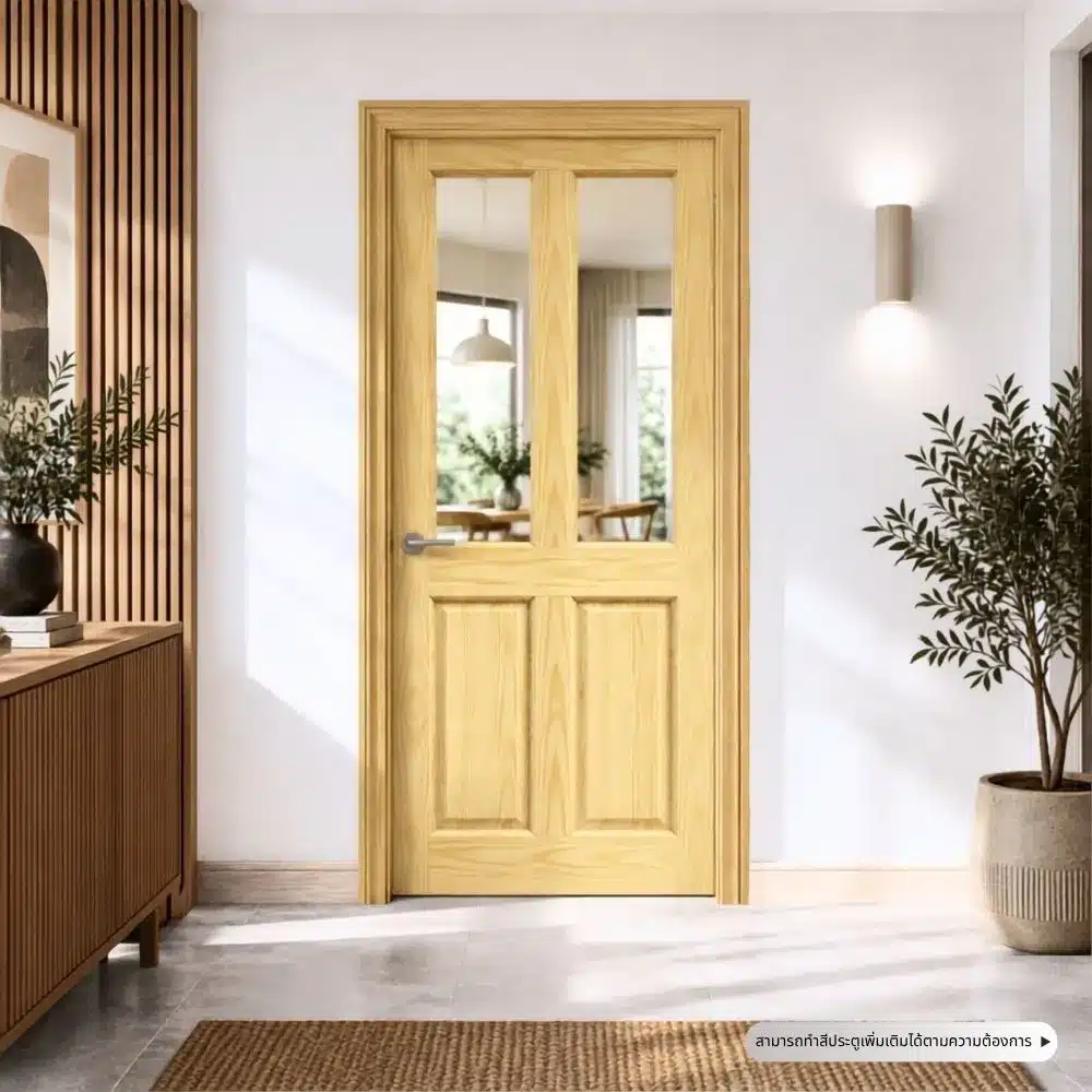 pine-wood-door-model-019-application (2) ตัวอย่างการใช้งานประตูไม้สน รุ่น 019 ในพื้นที่บ้าน