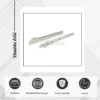 single-roller-undermount-drawer-slide-cream-10-inch-detail รางลูกล้อตอนเดียวรับใต้สีครีม 10 นิ้ว