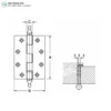 small-head-hinge-dimensions ขนาดบานพับหัวเล็ก