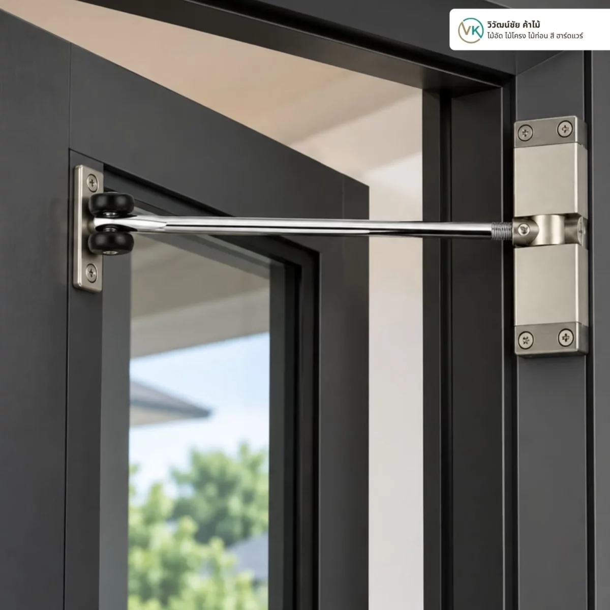 spring-door-closer-40kg-application (1) HAFELE โช๊คประตู แบบสปริง รับน้ำหนัก 40 กก.