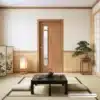 teak-wood-door-model-014-application ตัวอย่างการใช้งานประตูไม้สัก รุ่น 014 ภายในบ้าน