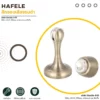 zinc-alloy-magnetic-door-stopper-antique-brass กันชนประตูแม่เหล็ก ซิงค์อัลลอยด์ สีทองเหลืองรมดำ